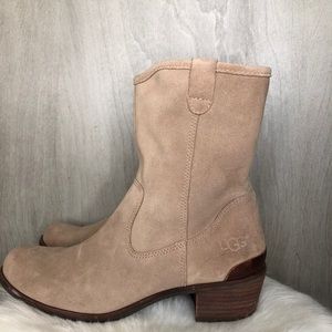 UGG Suede Beige Boots